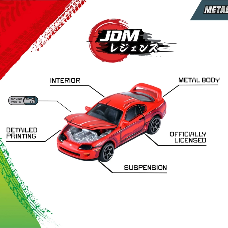 AUTO DE JUGUETE MAJORETTE LEGENDS ANIME 5 PZS  - 3
