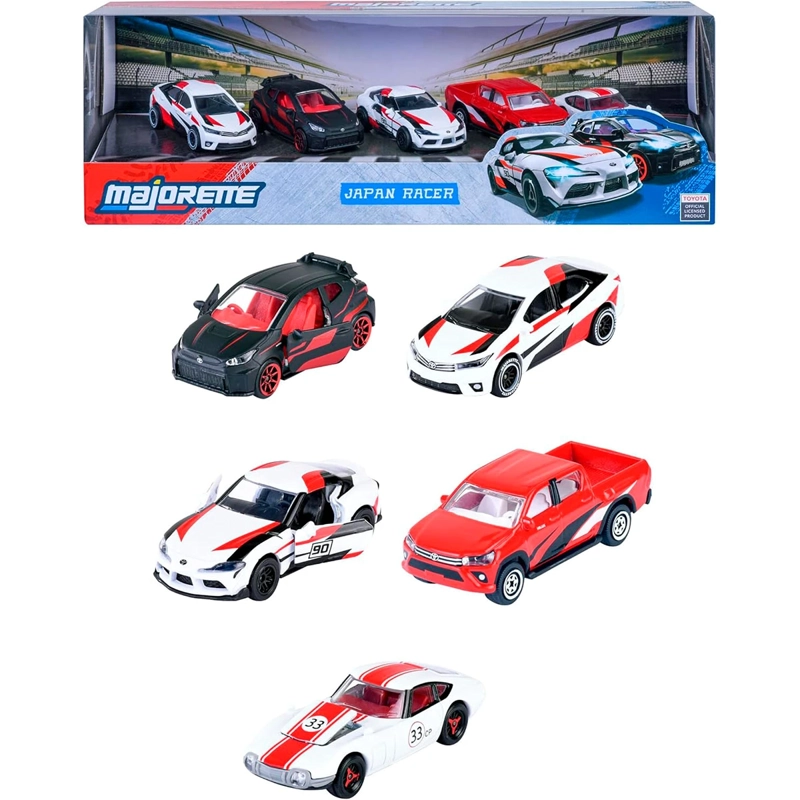 AUTO DE JUGUETE MAJORETTE TOYOTA RACING 5 PZS  - 1