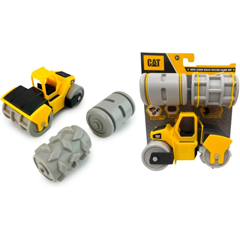 VEHÍCULO DE JUGUETE FUNRISE MINI CREW ROAD ROLLER SAND - 1