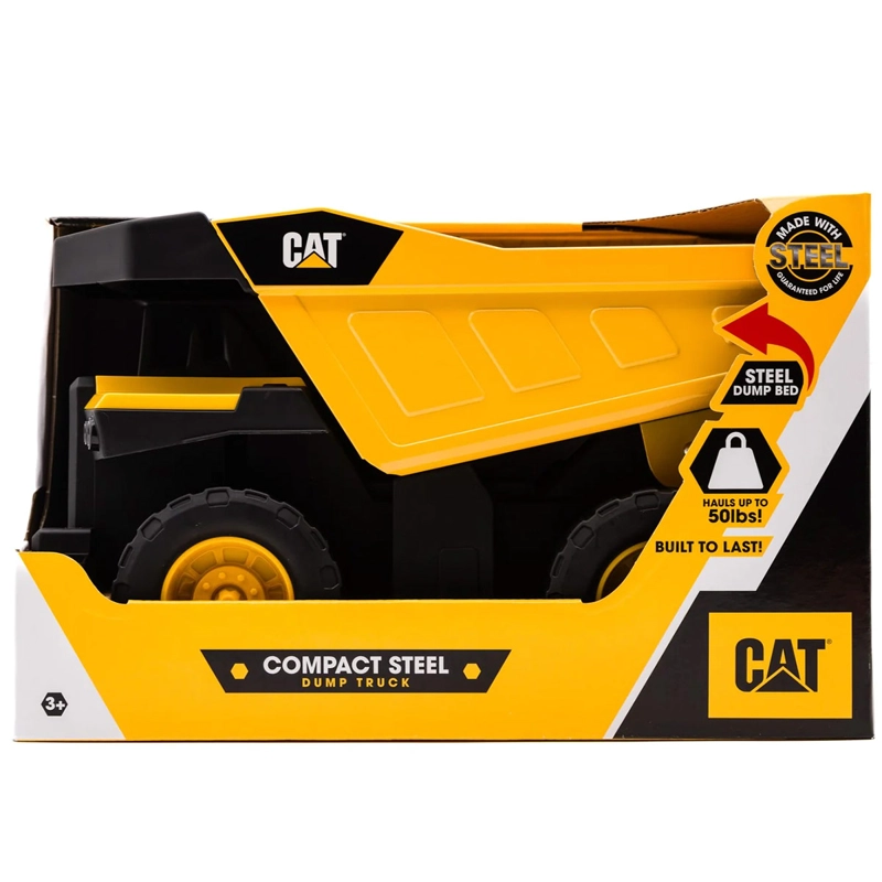 VEHÍCULO DE JUGUETE FUNRISE CAT COMPACT STEEL DUMP TRUCK - 1