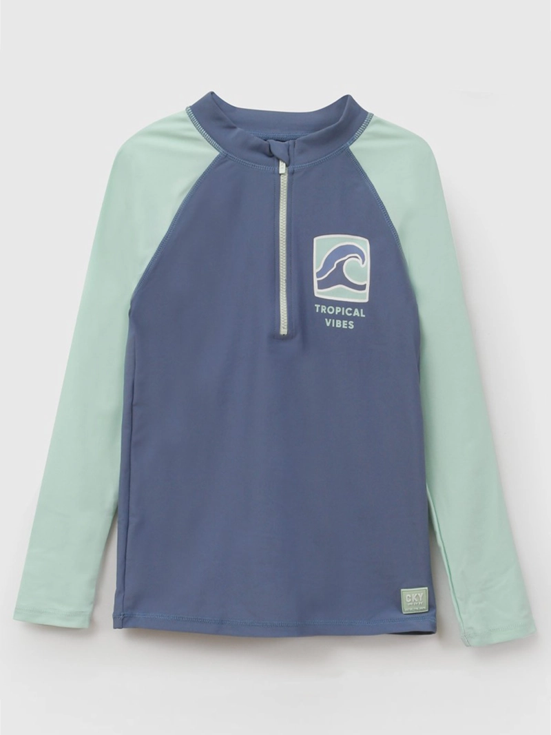 POLERA TRAJE DE BAÑO NIÑO COLLOKY UV ZIP  - 1
