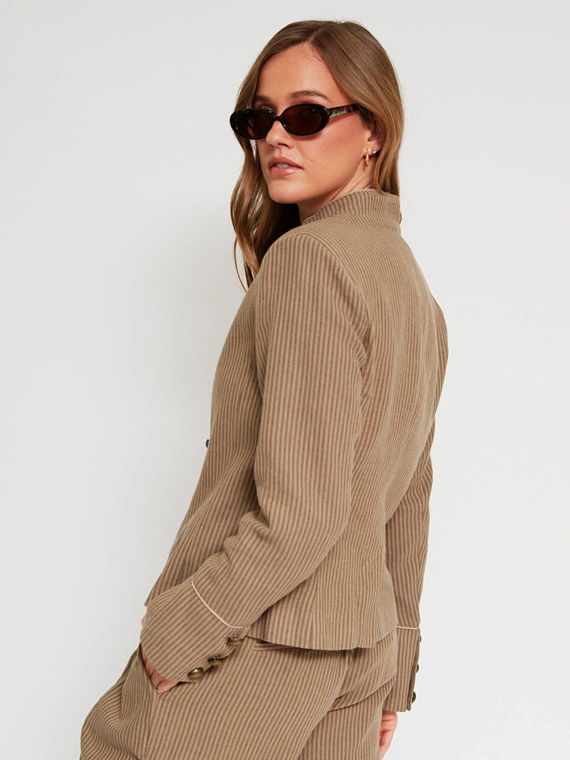 BLAZER MUJER MARQUIS ALGODÓN ESTILO NAPOLEÓN - 2