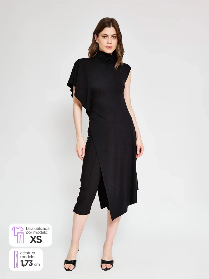 POLERA MUJER MARQUIS ASIMÉTRICA - 1