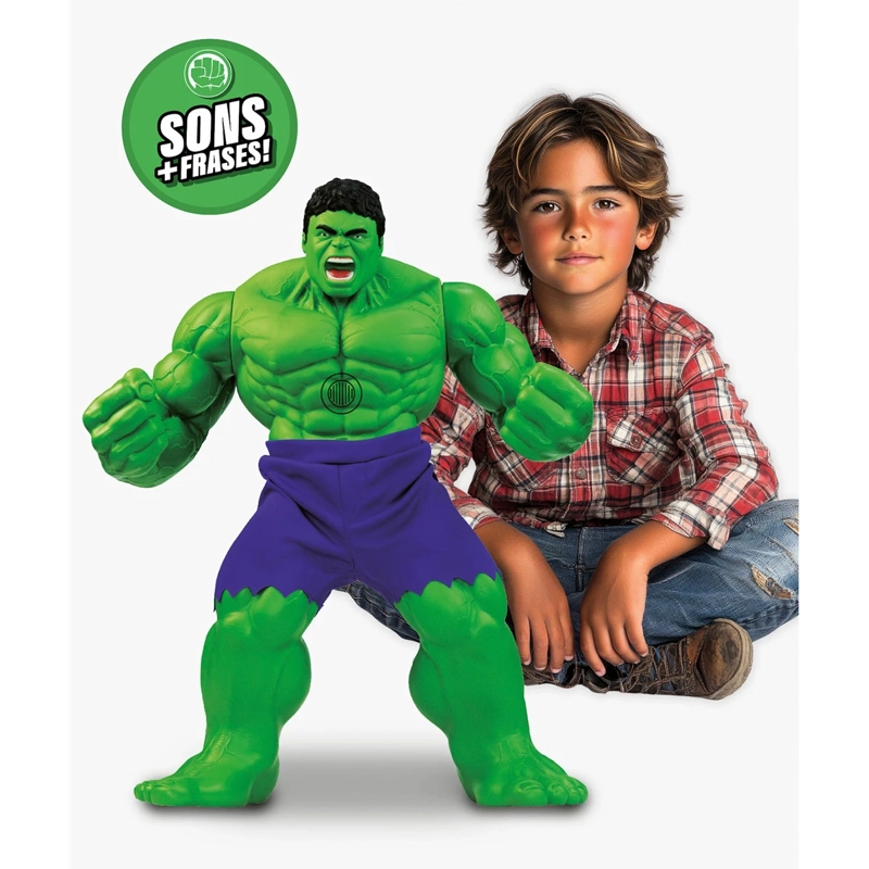 FIGURA DE ACCIÓN MARVEL HULK 50 CM CON SONIDOS - 1