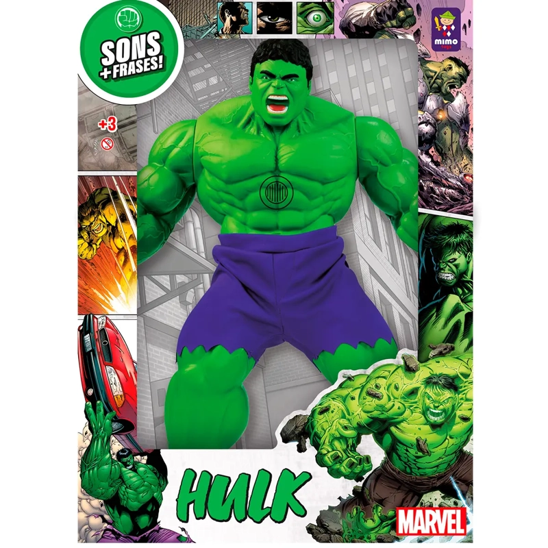 FIGURA DE ACCIÓN MARVEL HULK 50 CM CON SONIDOS - 2
