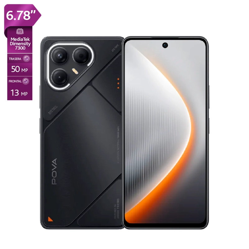 SMARTPHONE TECNO POVA 7 LJ7 256GB 16GB RAM 50MP 6.7” - 1
