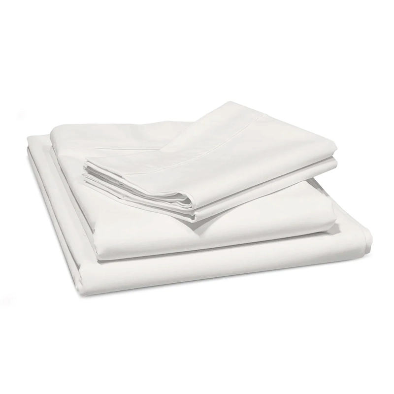 JUEGO DE SÁBANAS ANDES LISA 2 PLAZAS 180 HILOS BLANCO - 3