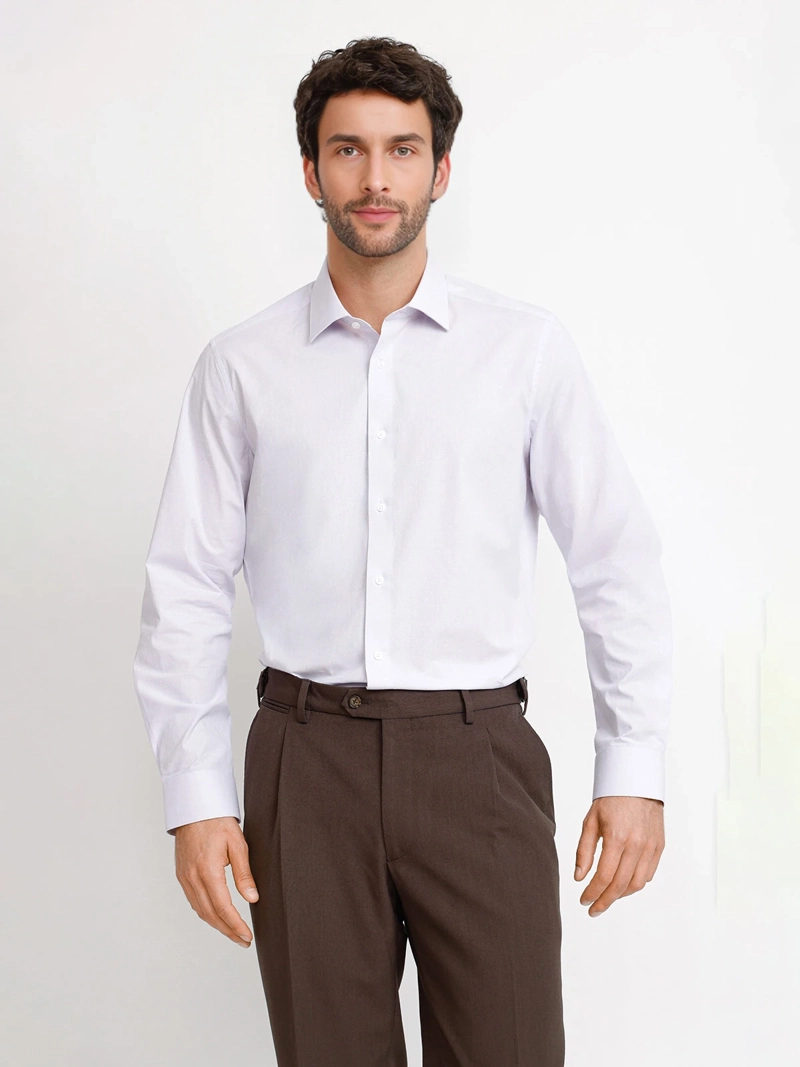 CAMISA HOMBRE TRIAL ALGODÓN MANGA LARGA - 1