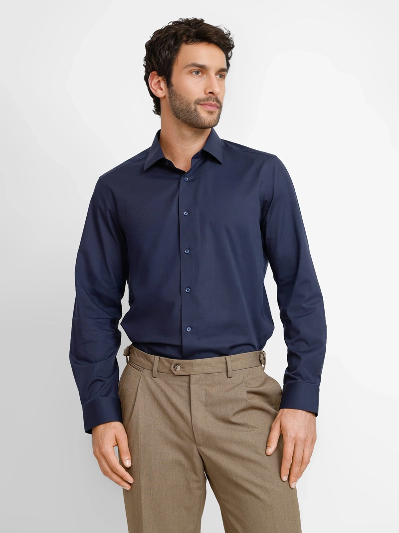 CAMISA HOMBRE TRIAL ALGODÓN MANGA LARGA - 1