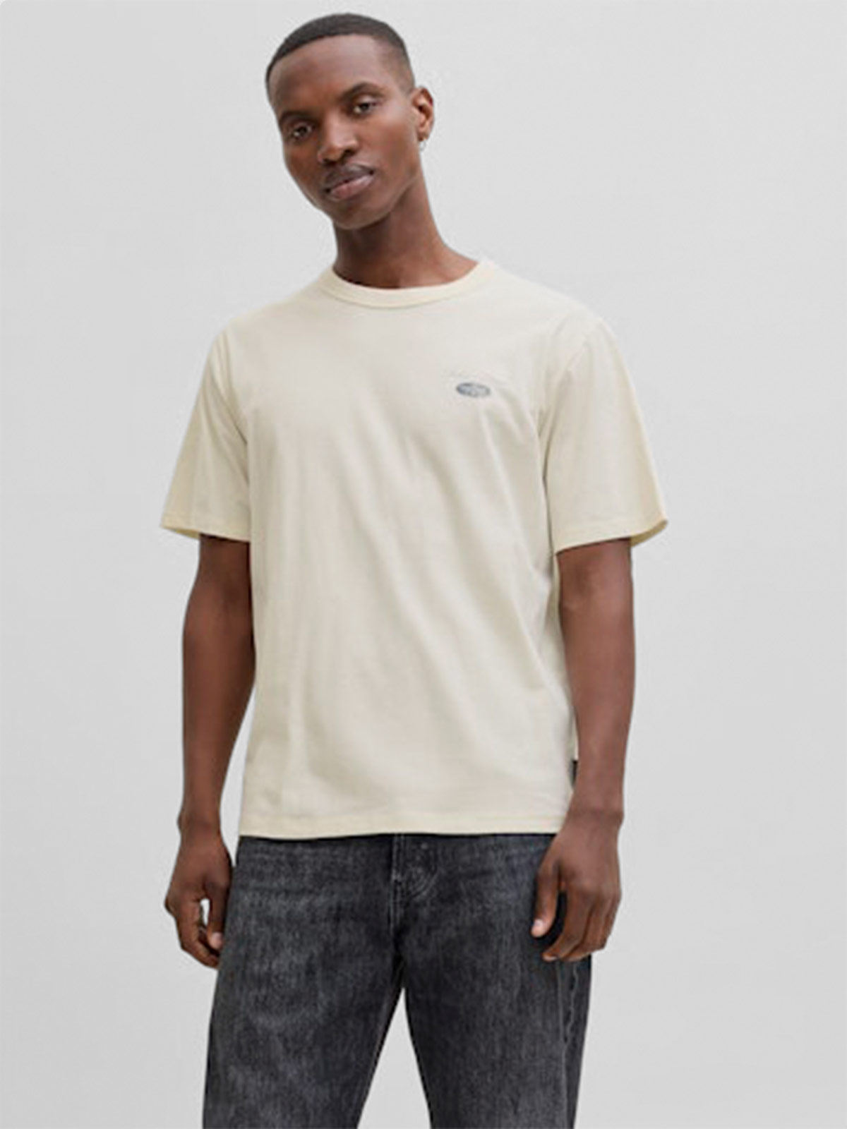 POLERA HOMBRE JACK & JONES MANGA CORTA RELAXED FIT - 1