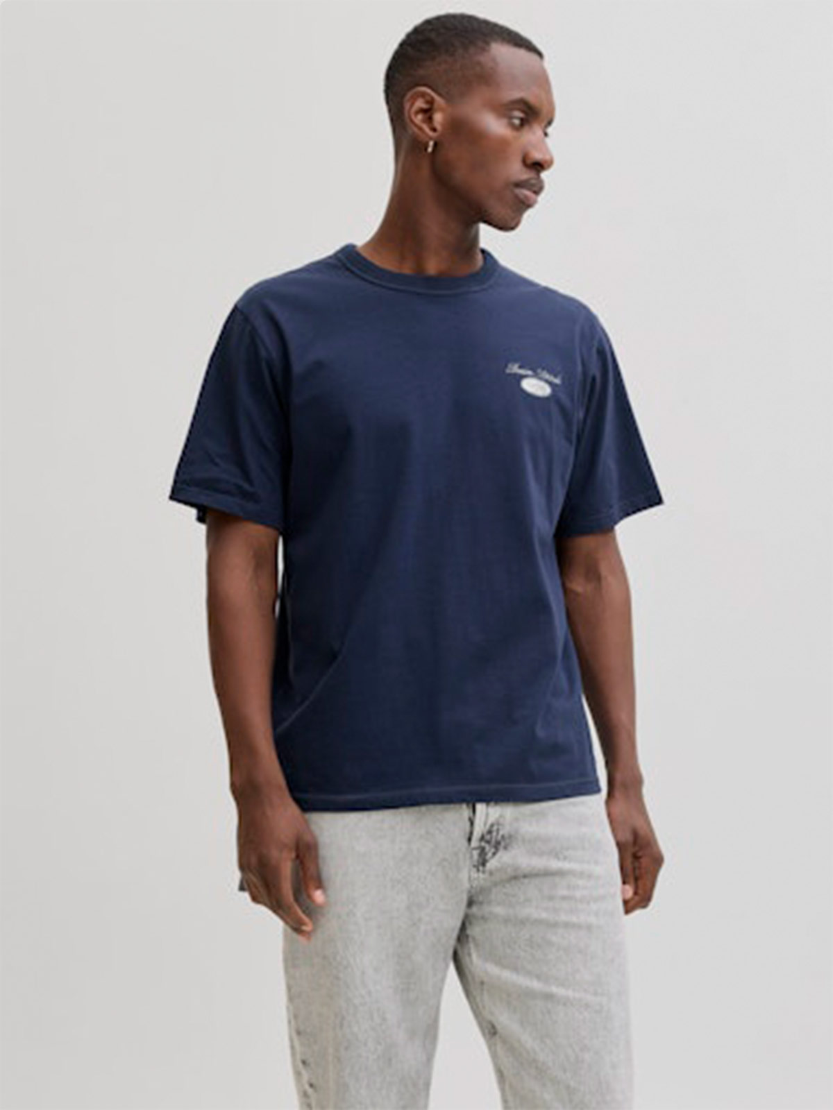 POLERA HOMBRE JACK & JONES MANGA CORTA RELAXED FIT