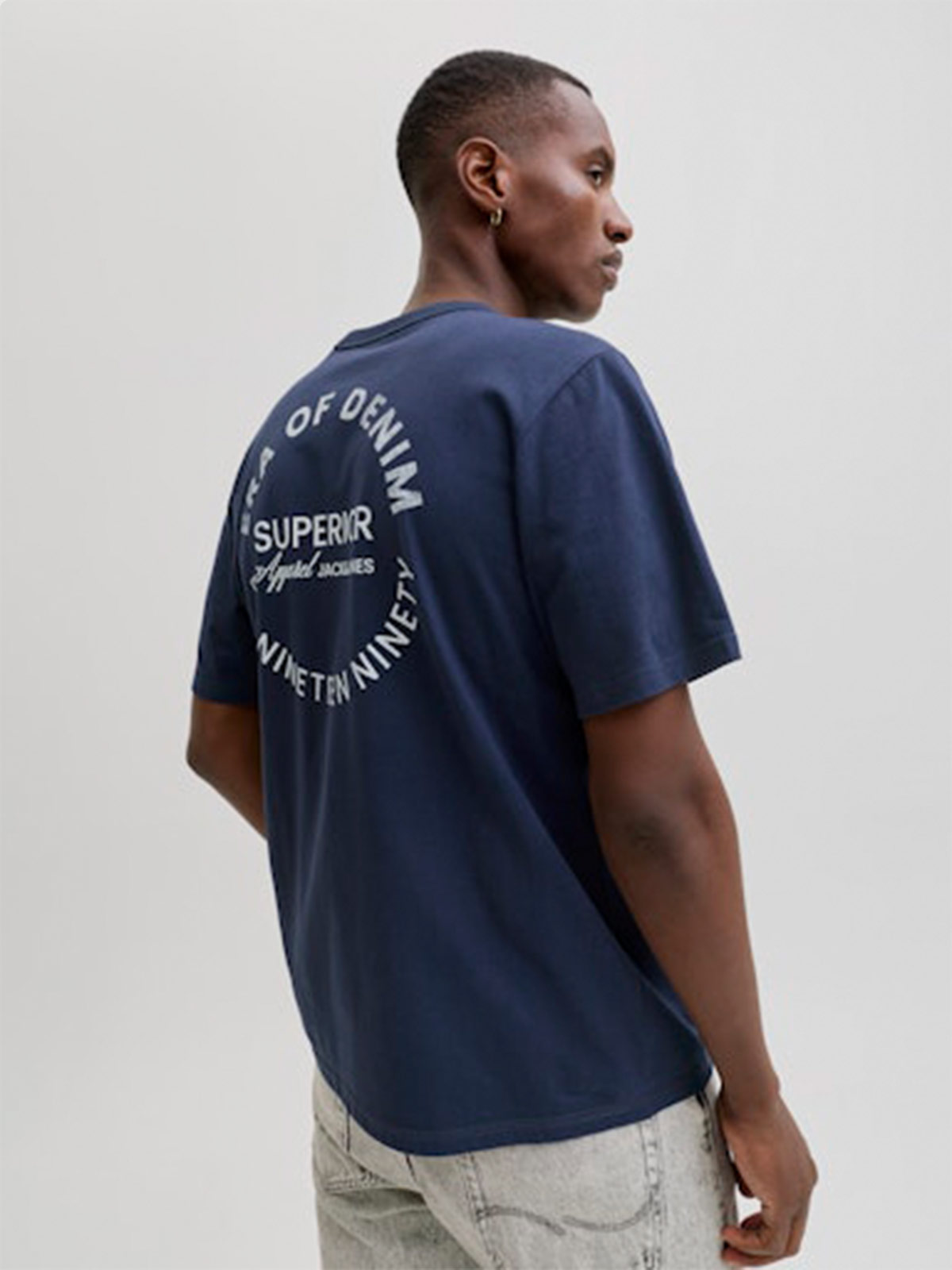 POLERA HOMBRE JACK & JONES MANGA CORTA RELAXED FIT - 2
