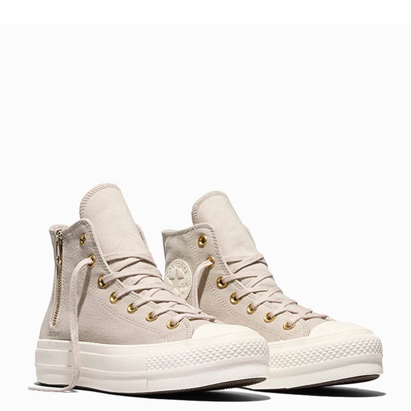 ZAPATILLAS MUJER CONVERSE URBANAS BLANCO CHUCK TAYLOR ALL STAR LIFT SIDE ZIP - 4