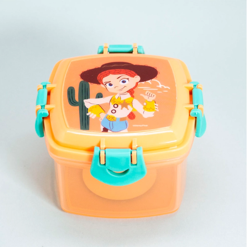 PORTA SNACK TITANIO TOY STORY CUADRADO 360 ML