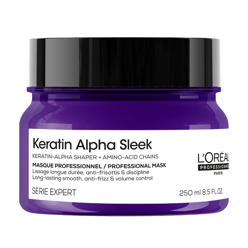 MÁSCARA ANTI-FRIZZ LORÉAL PROFESSIONNEL KERATIN ALPHA SEEK 250ML - 1