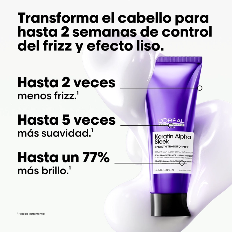 TRATAMIENTO PROGRESIVO LORÉAL PROFESSIONNEL KERATIN ALPHA SLEEK 200ML - 2
