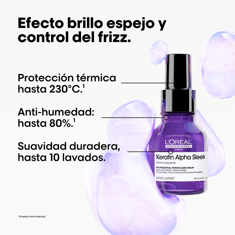 SÉRUM LOREAL PROFESSIONNEL KERATIN ALPHA SLEEK 50ML - 2