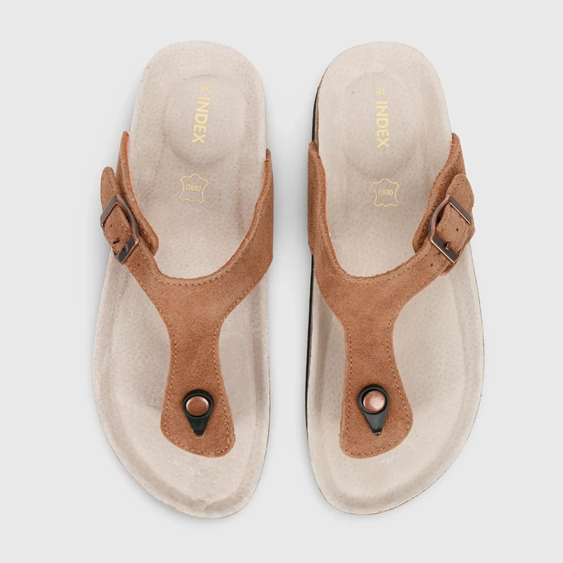 SANDALIAS MUJER INDEX IHOMY2 CUERO - 4