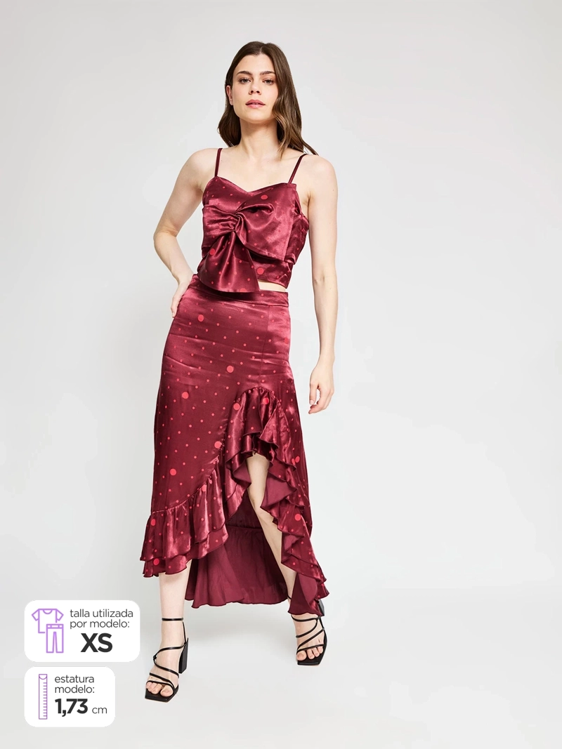 FALDA MUJER MARQUIS RUCHAS - 2
