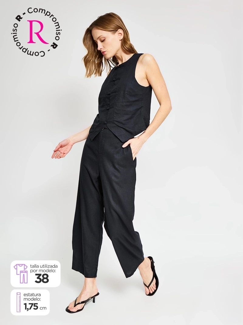 PANTALÓN MUJER MARQUIS LINO  - 1