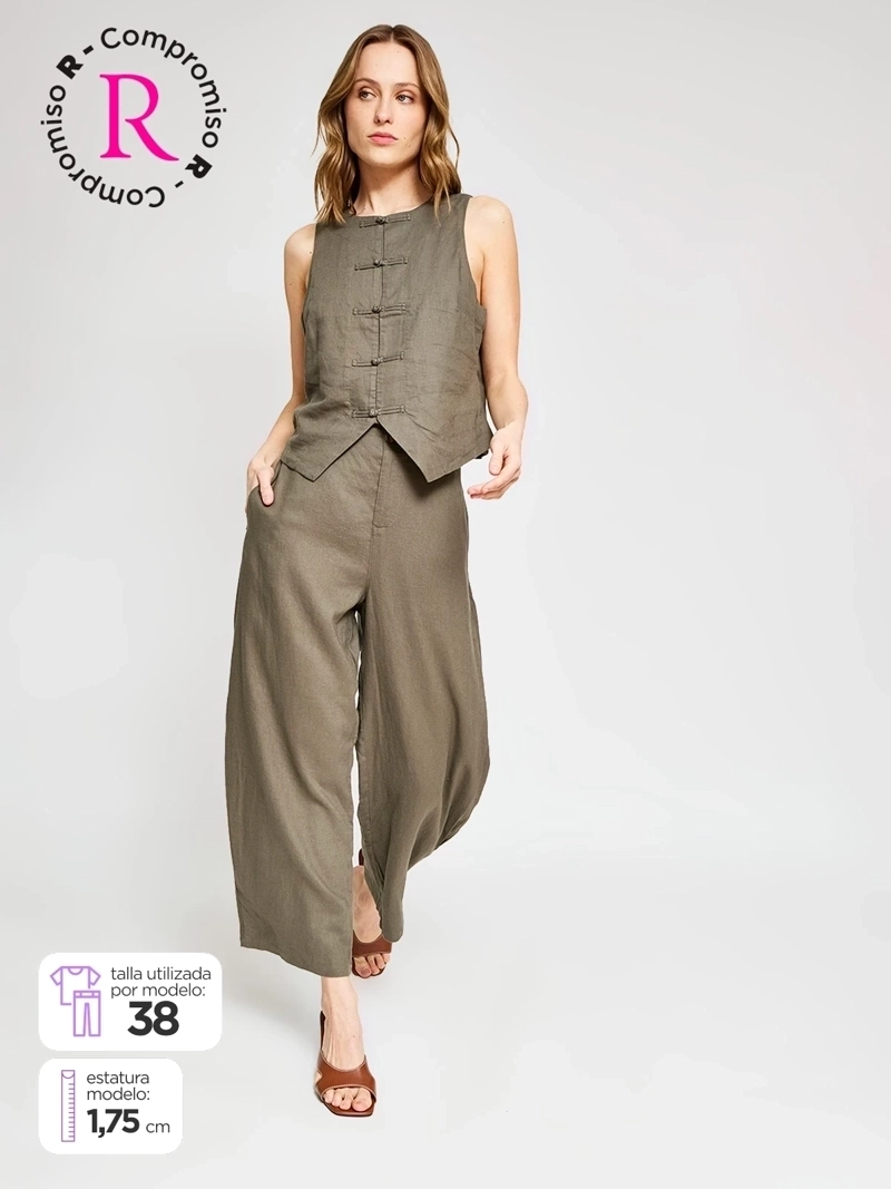 PANTALÓN MUJER MARQUIS LINO  - 1