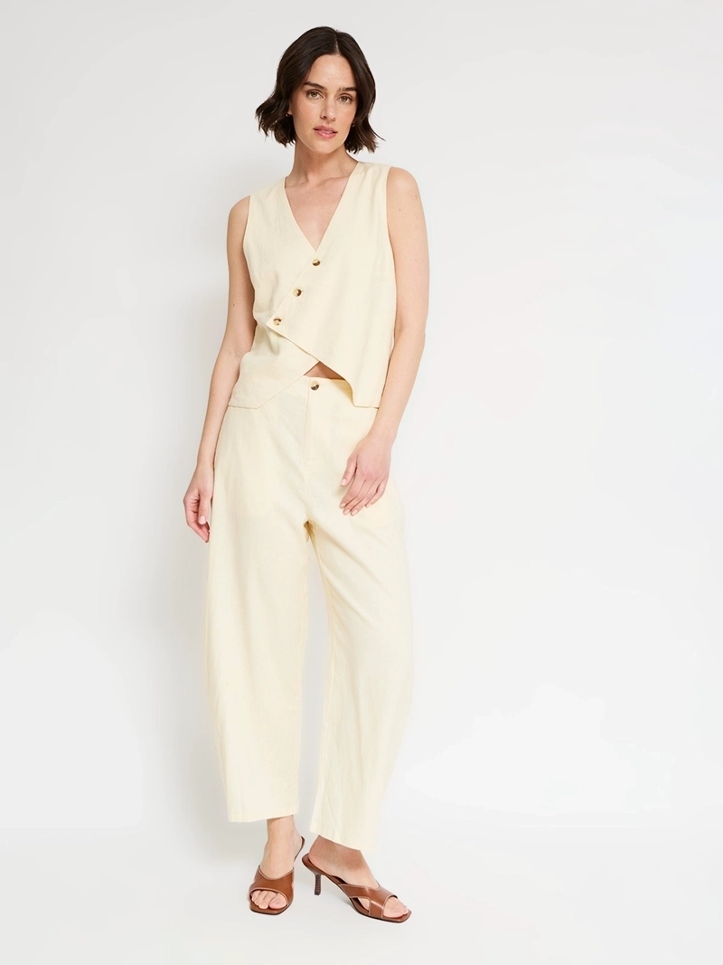 BLUSA MUJER MARQUIS LINO BROCHE AMARRAS - 4