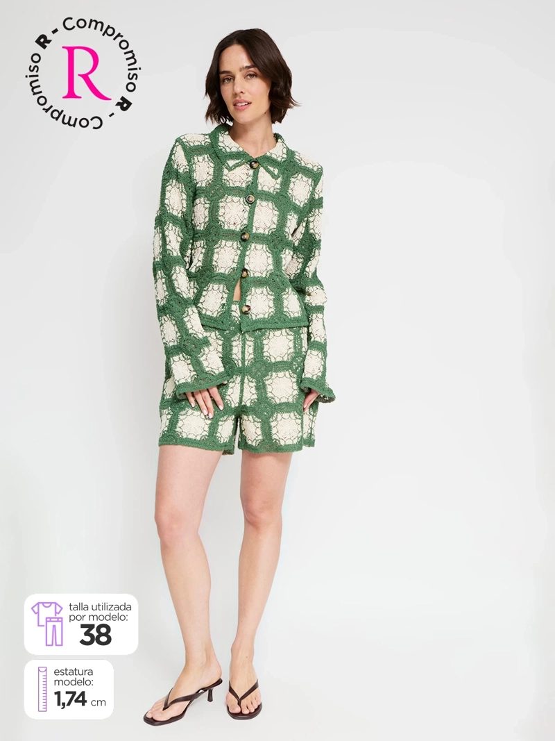 SHORT MUJER MARQUIS TEJIDO - 1