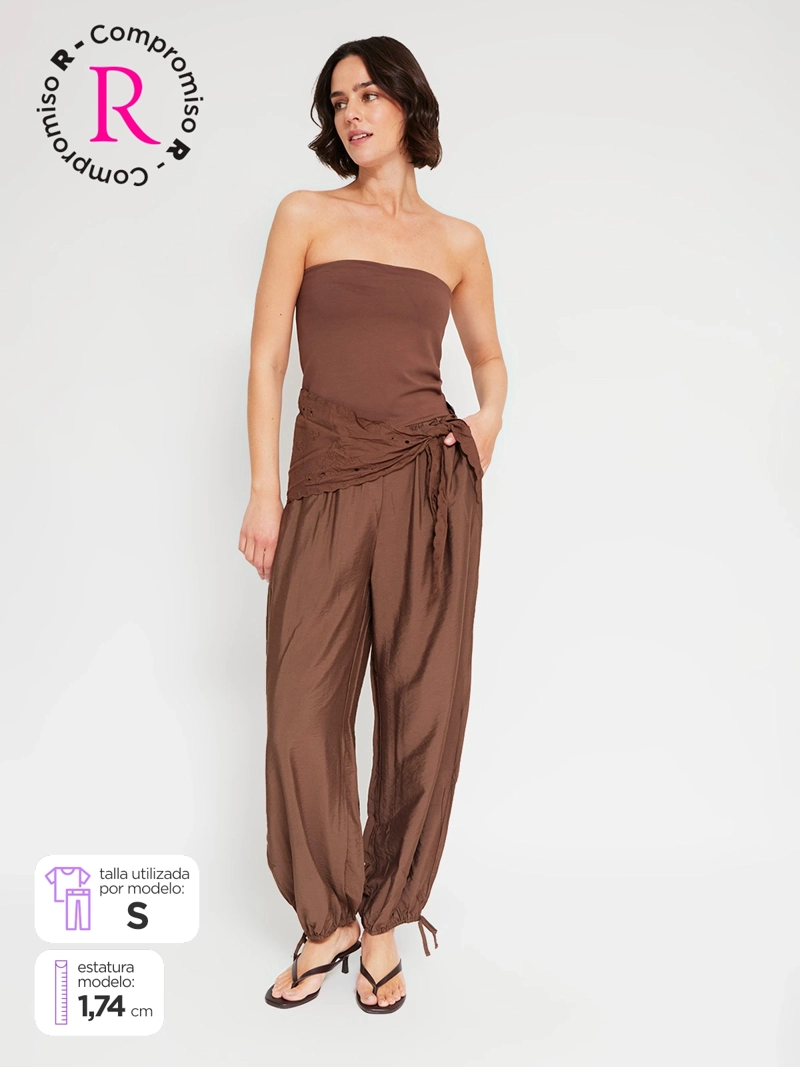 ENTERITO MUJER MARQUIS STRAPLESS PAÑUELO - 1