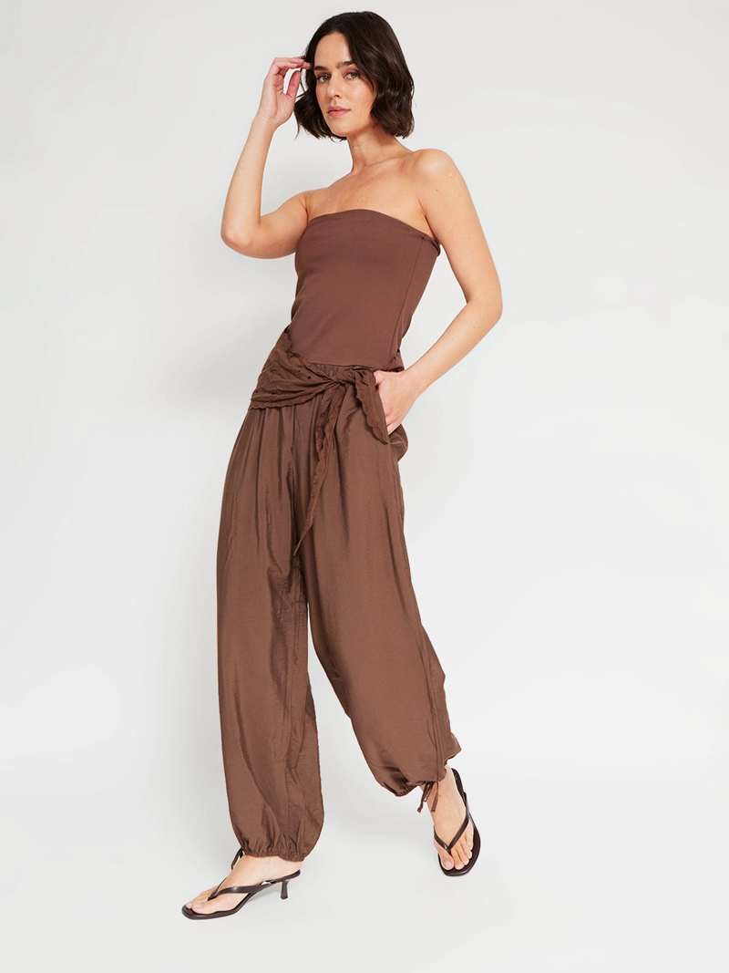 ENTERITO MUJER MARQUIS STRAPLESS PAÑUELO - 2