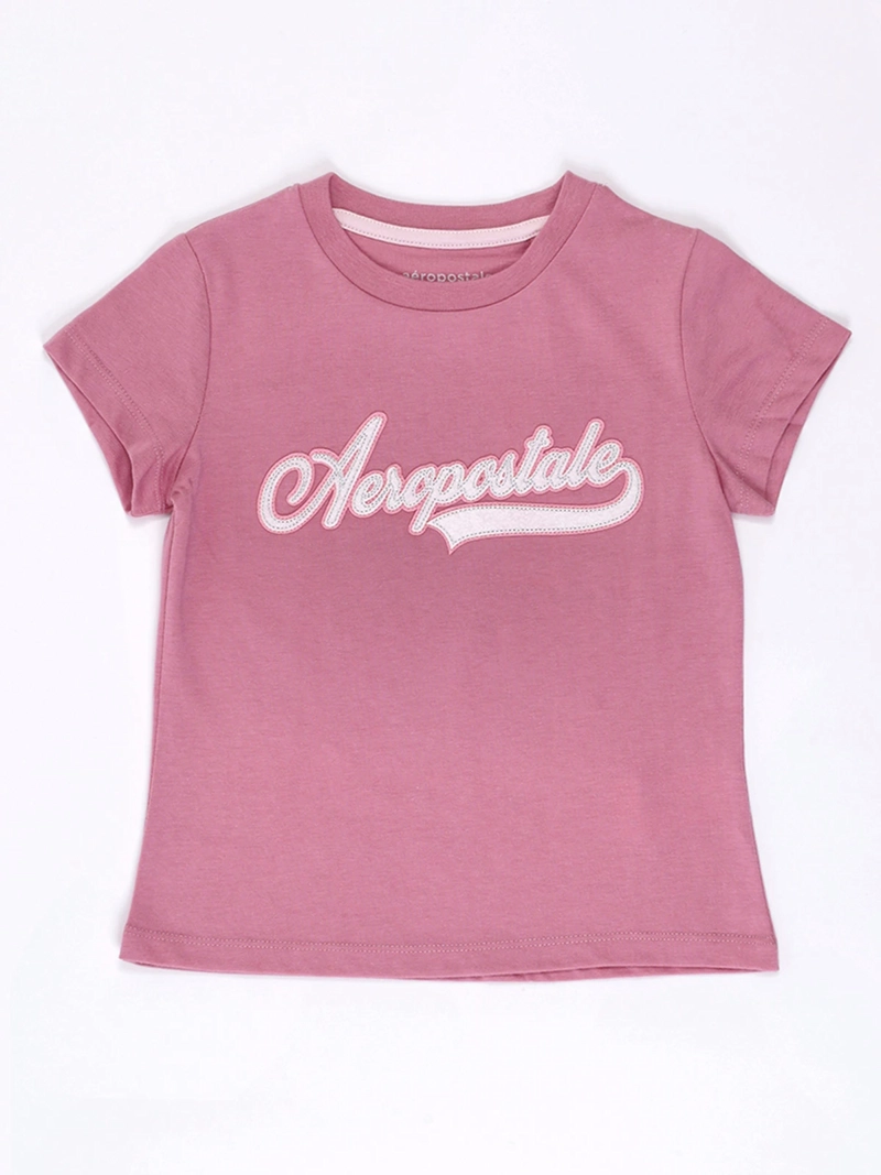 POLERA NIÑA AEROPOSTALE MANGA CORTA APLICACIÓN - 1