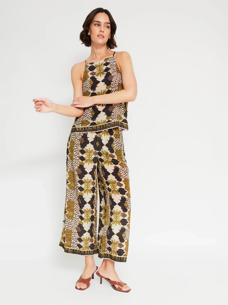 BLUSA MUJER MARQUIS HALTER ESTAMPADA - 4