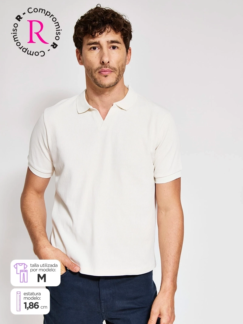 POLERA HOMBRE MARQUIS ALGODÓN CUELLO POLO MANGA CORTA
