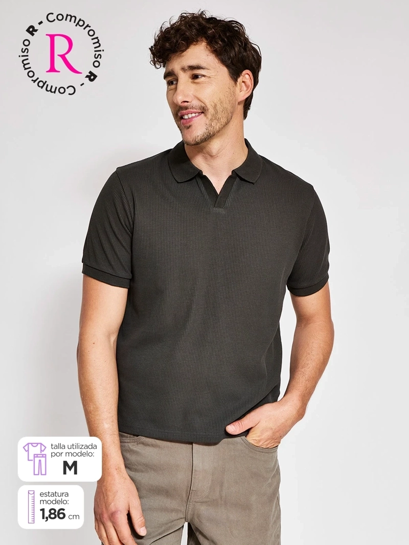 POLERA HOMBRE MARQUIS ALGODÓN CUELLO POLO MANGA CORTA