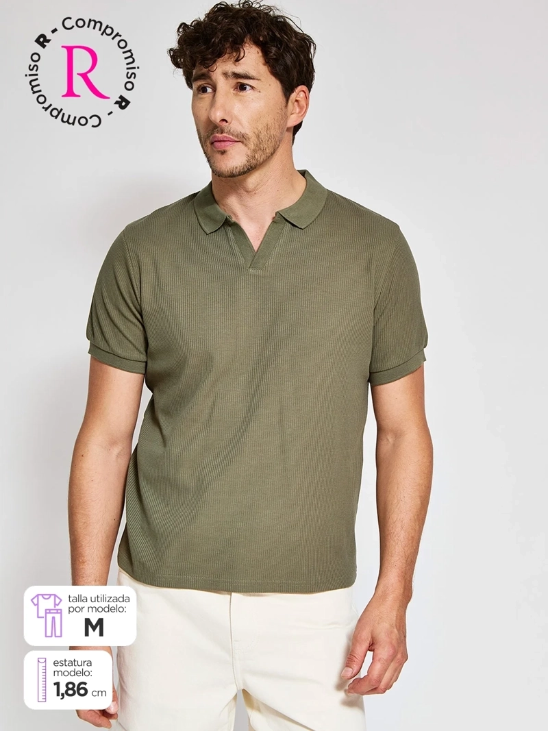 POLERA HOMBRE MARQUIS ALGODÓN CUELLO POLO MANGA CORTA