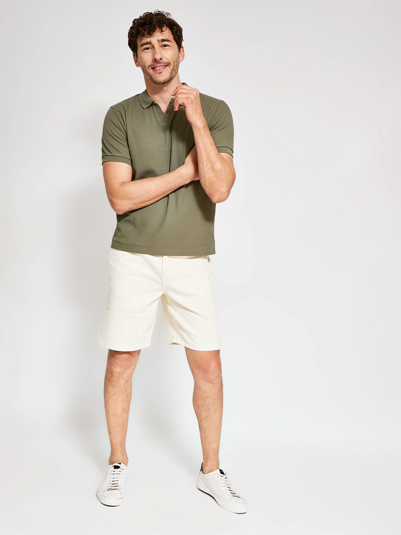 POLERA HOMBRE MARQUIS ALGODÓN CUELLO POLO MANGA CORTA - 4
