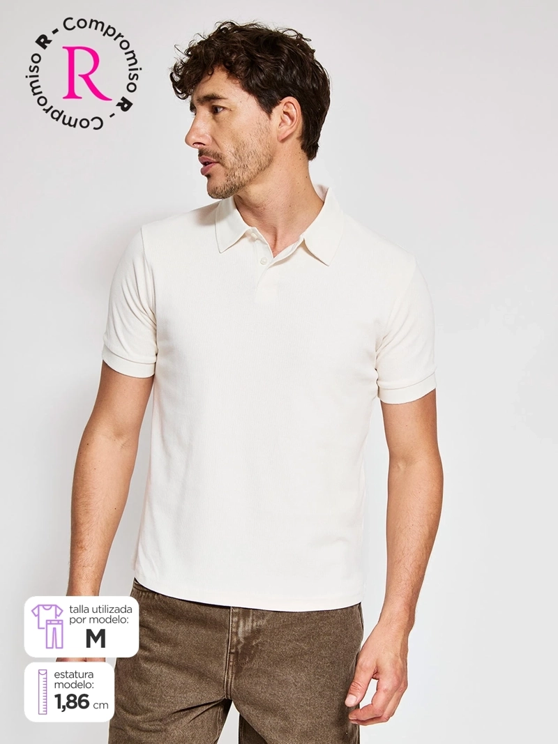 POLERA HOMBRE MARQUIS ALGODÓN CUELLO POLO MANGA CORTA