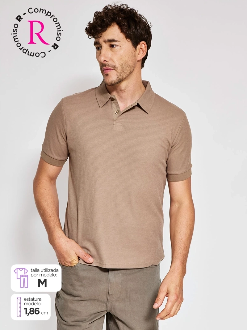 POLERA HOMBRE MARQUIS ALGODÓN CUELLO POLO MANGA CORTA
