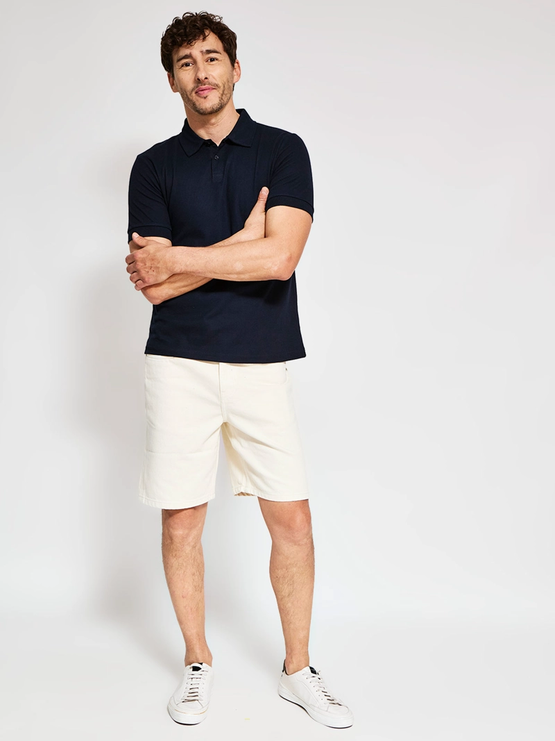 POLERA HOMBRE MARQUIS ALGODÓN CUELLO POLO MANGA CORTA - 4