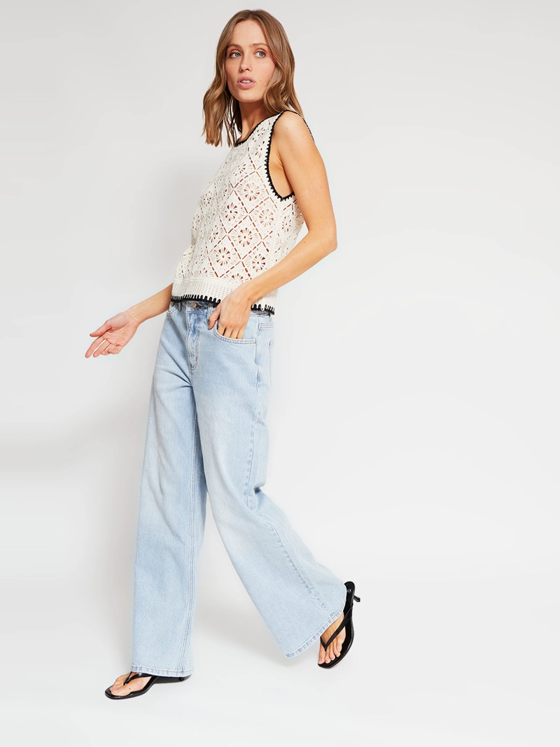 POLERA MUJER MARQUIS ALGODÓN CALADA - 4