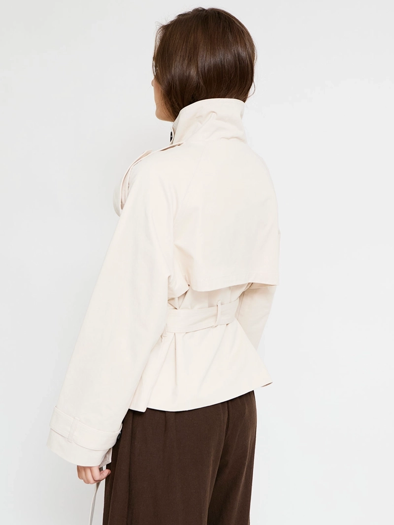CHAQUETA MUJER INDEX ALGODÓN TRENCH CORTO - 2