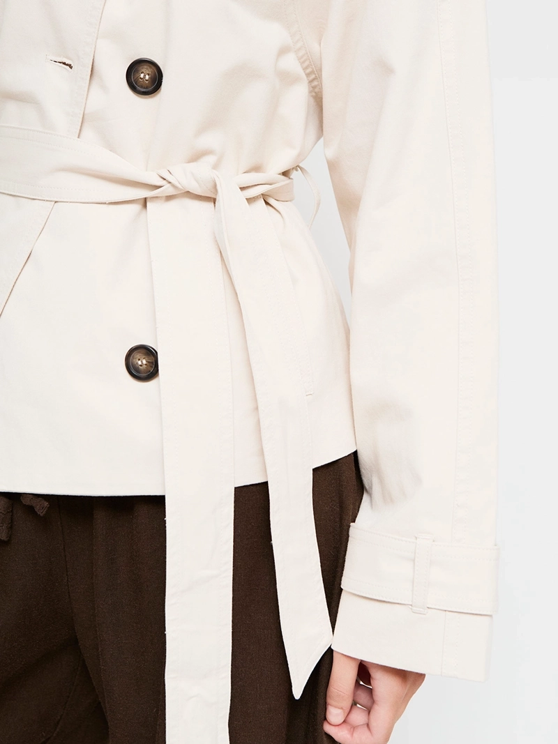 CHAQUETA MUJER INDEX ALGODÓN TRENCH CORTO - 3