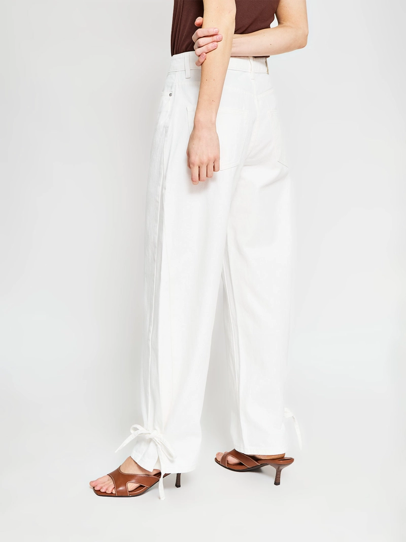 JEANS MUJER MARQUIS ALGODÓN STRAIGHT AMARRAS - 3
