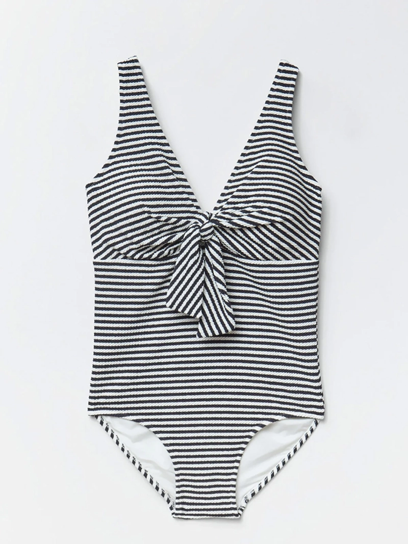 TRAJE DE BAÑO ENTERO MUJER SFERA RAYAS  - 6