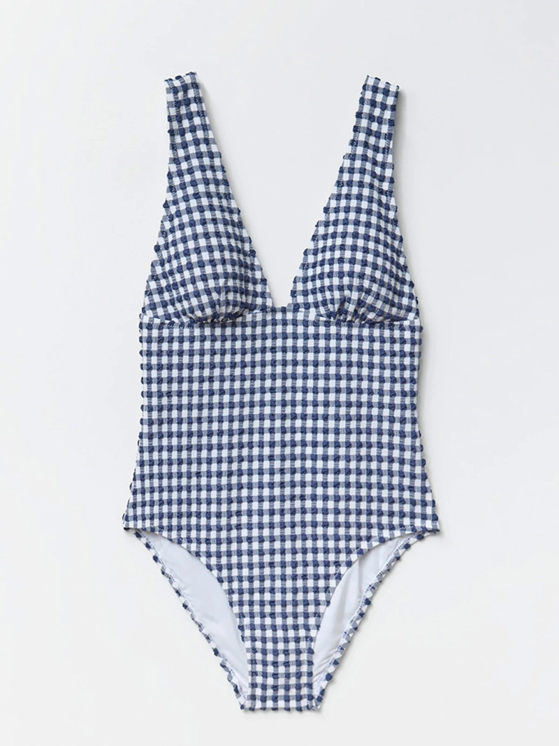 TRAJE DE BAÑO ENTERO MUJER SFERA VICHY  - 5