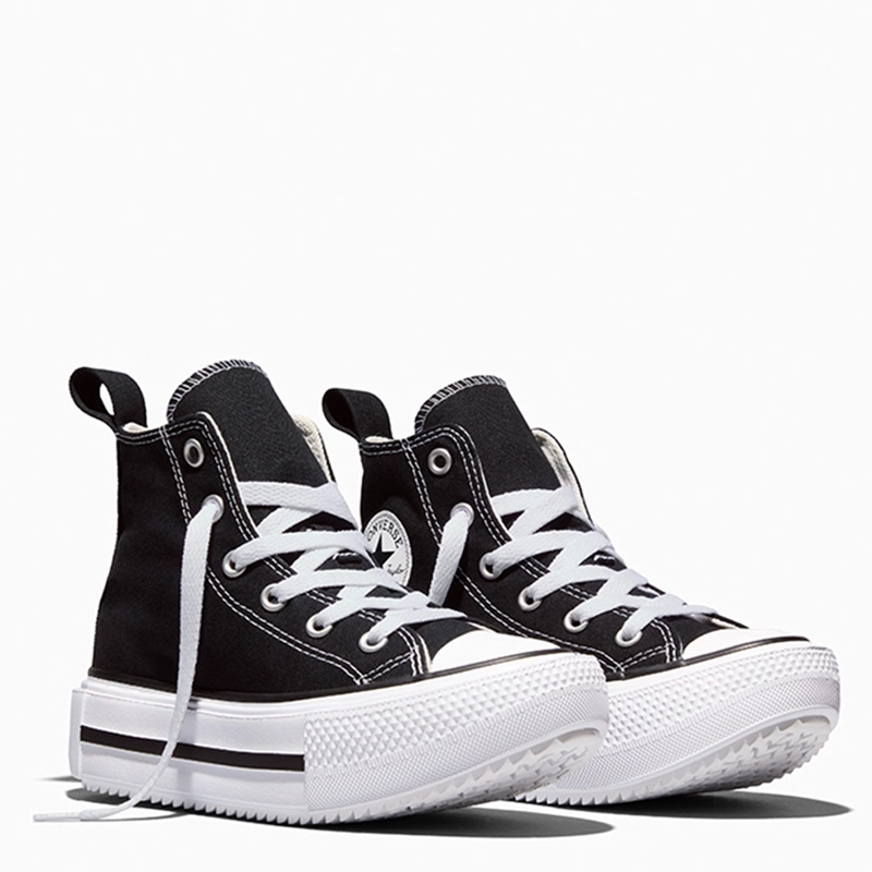 ZAPATILLAS NIÑO CONVERSE URBANAS NEGRO CHUCK TAYLOR ALL STAR LIFT DOUBLE STACK - 2