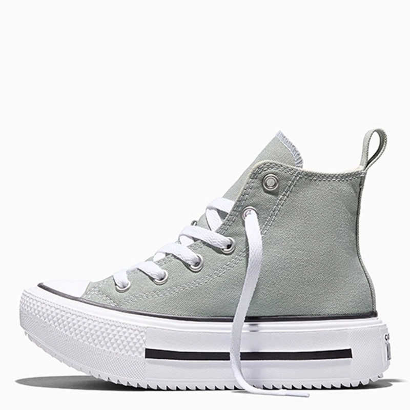 ZAPATILLAS NIÑO CONVERSE URBANAS GRIS CHUCK TAYLOR ALL STAR LIFT DOUBLE STACK - 3