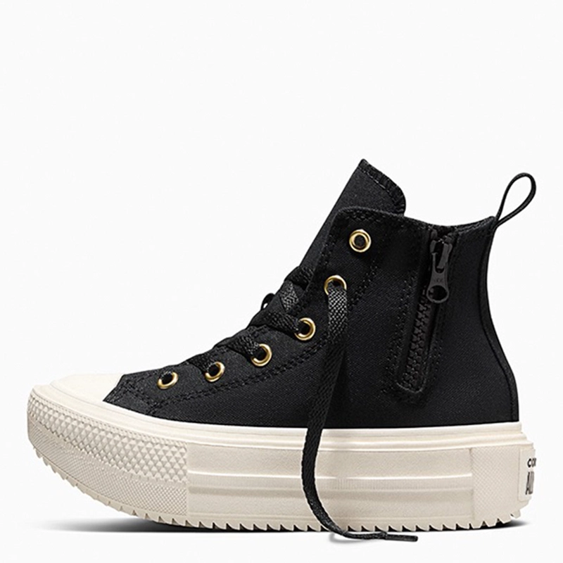 ZAPATILLAS NIÑO CONVERSE URBANAS NEGRO CHUCK TAYLOR ALL STAR LIFT DOUBLE STACK - 3