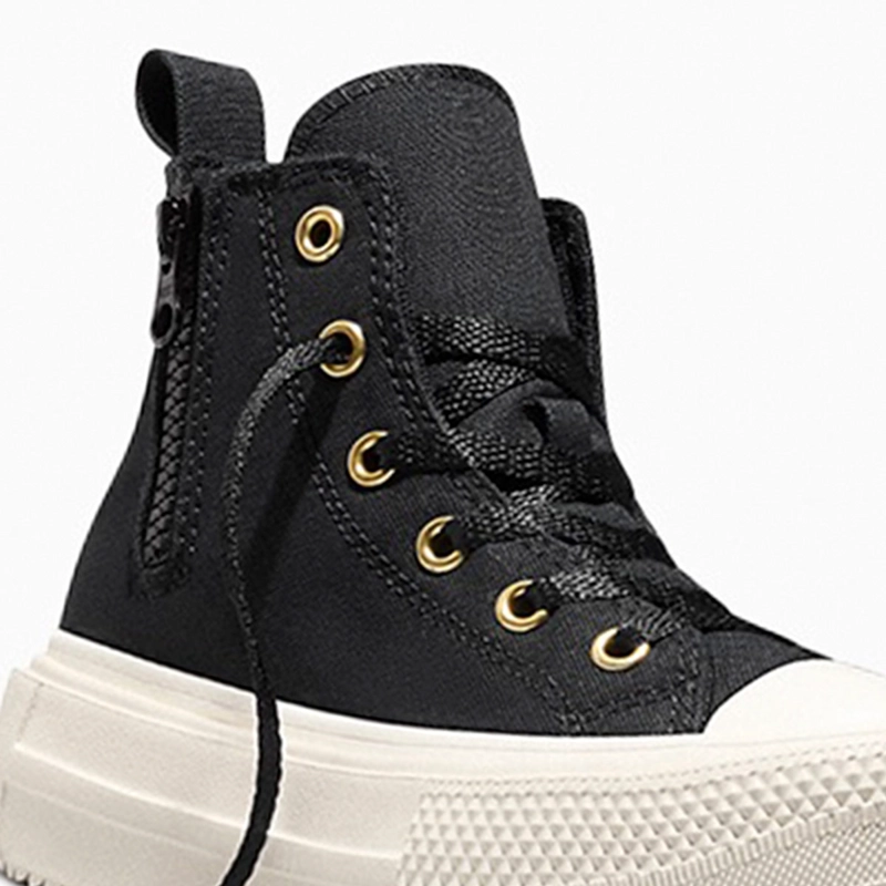 ZAPATILLAS NIÑO CONVERSE URBANAS NEGRO CHUCK TAYLOR ALL STAR LIFT DOUBLE STACK - 5