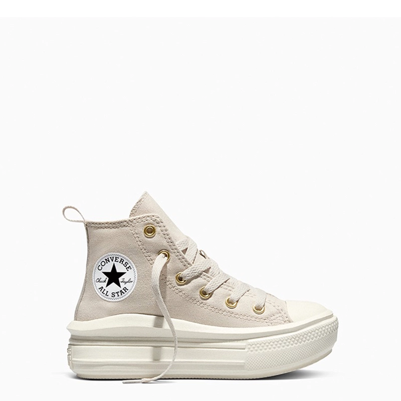 ZAPATILLAS NIÑO CONVERSE URBANAS BEIGE CHUCK TAYLOR ALL STAR MOVE - 1