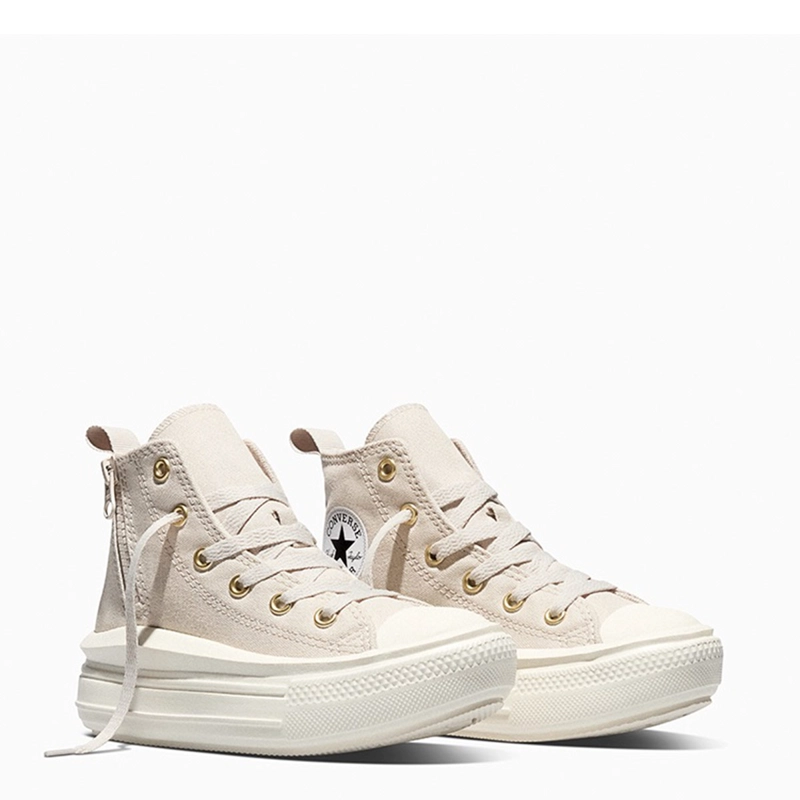 ZAPATILLAS NIÑO CONVERSE URBANAS BEIGE CHUCK TAYLOR ALL STAR MOVE - 4